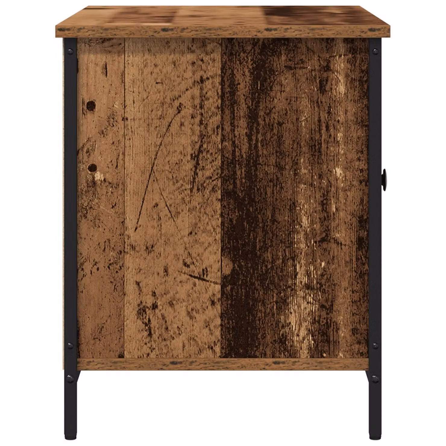 Berkfield Home Rustic TV Cabinet in Brown, W/D/H: 80 x 40 x 50 cm – 4