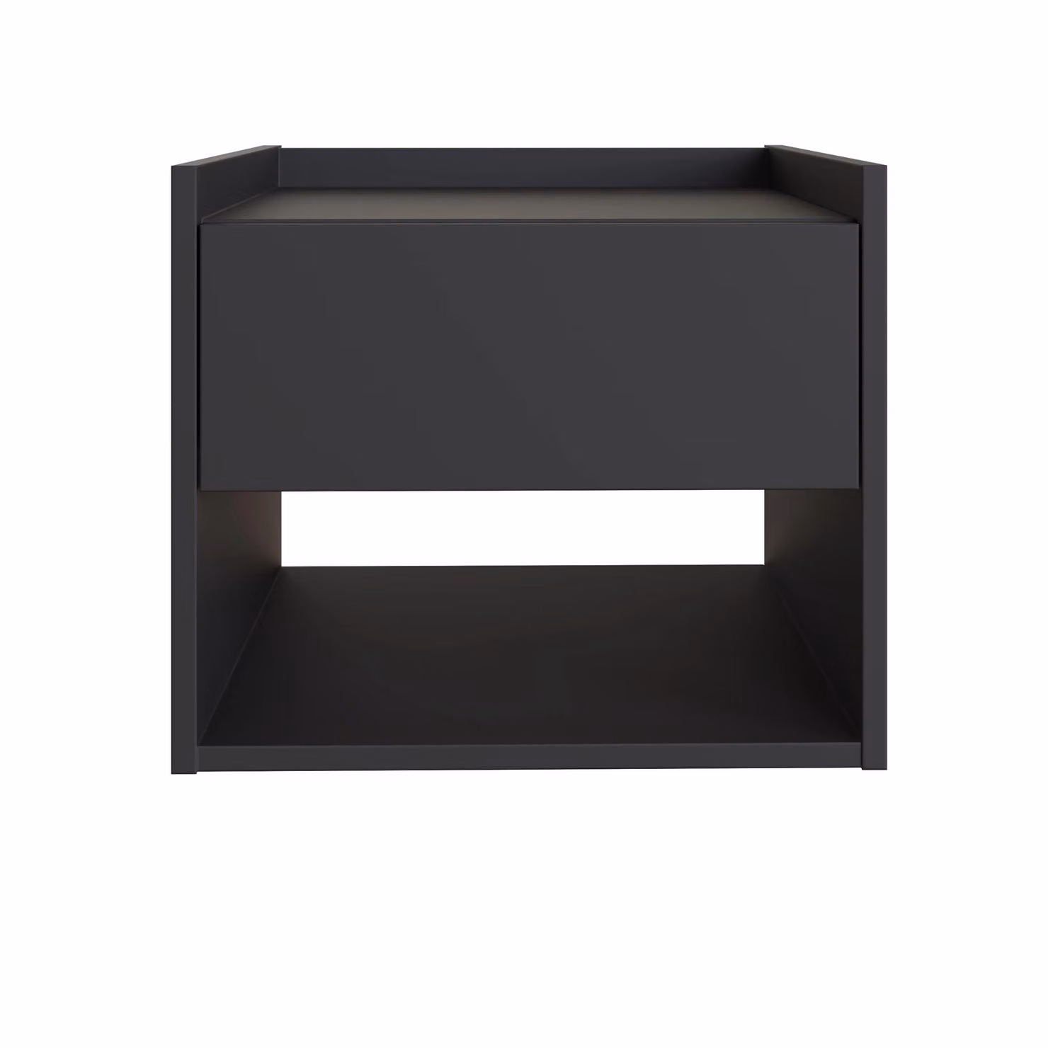 GFW Harmony Pair of Wall Mounted Bedside Tables in Anthracite, Grey or Black – 3