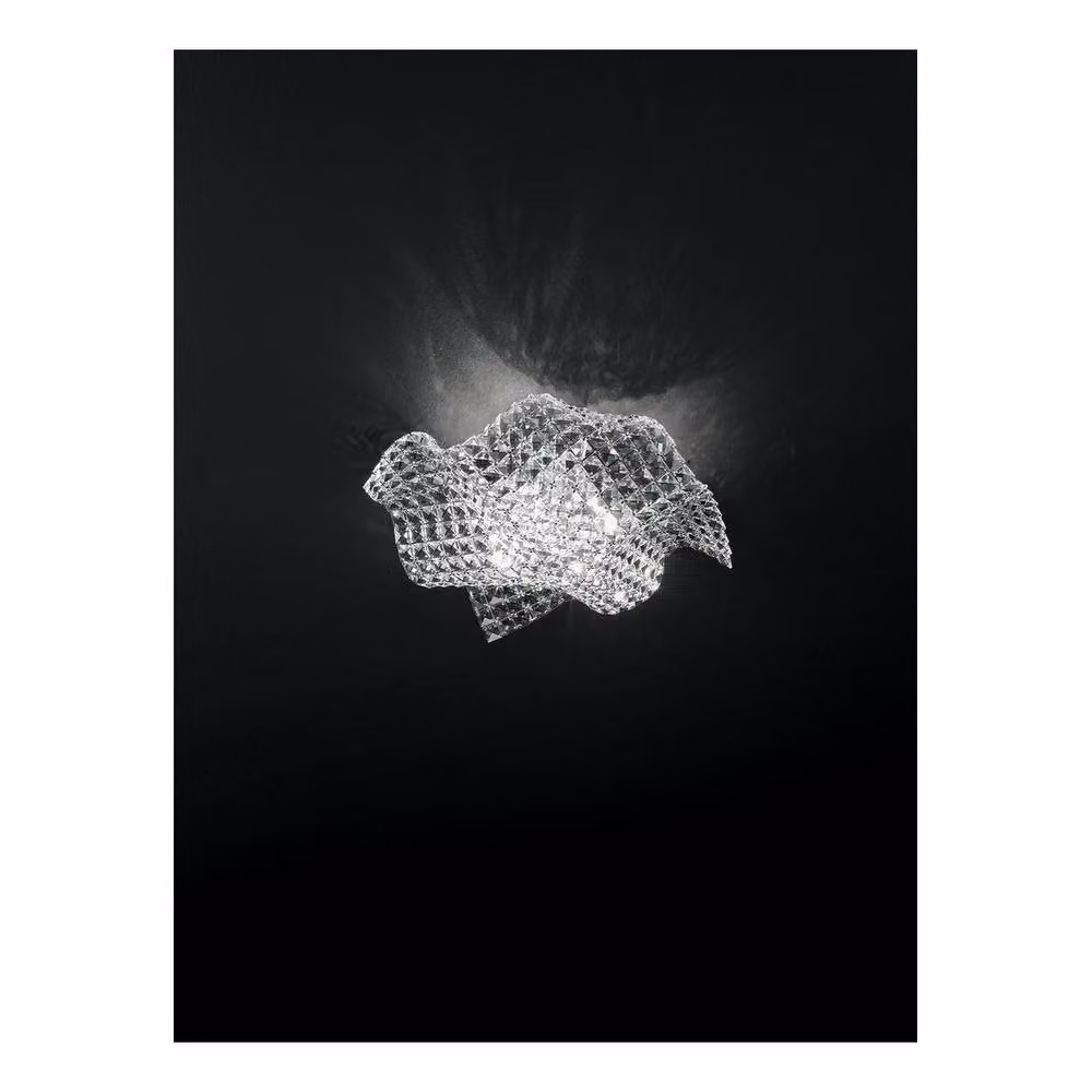 Netlighting RUMBA Transparent Crystal Ceiling Light, Clear, W/D/H: 44 x 12 x 44 cm – 2