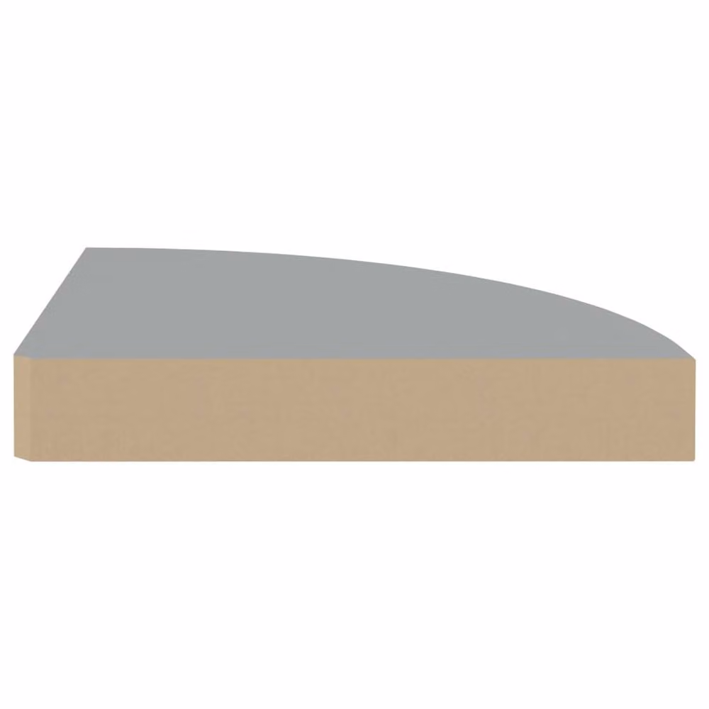 Berkfield Home Grey Floating Corner Shelf, W/D/H: 25 x 25 x 3.8 cm – 2