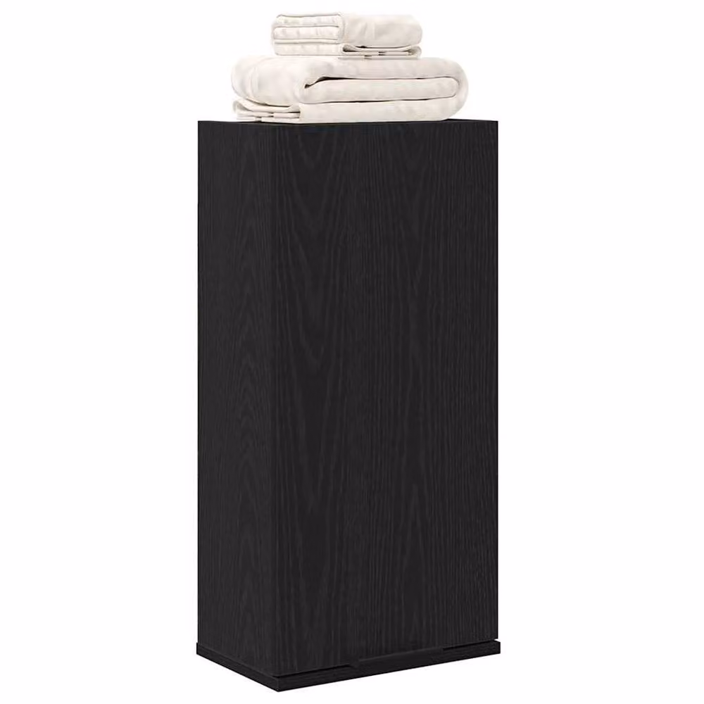 Berkfield Home Wall-mounted Black Oak Cabinet, W/D/H: 32 x 20 x 67 cm – 3