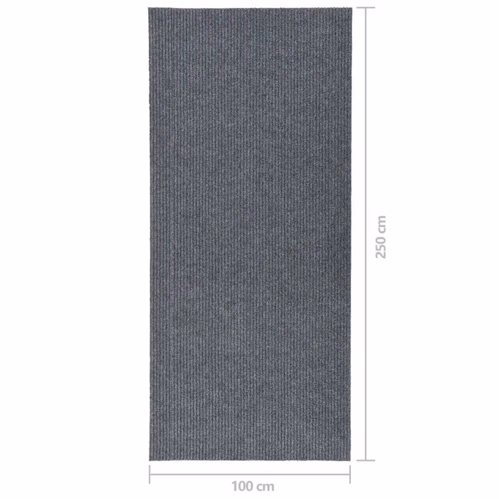Berkfield Home Dirt Trapper Grey Rectangular Carpet Runner W: 100 cm, D: 250 cm – 3