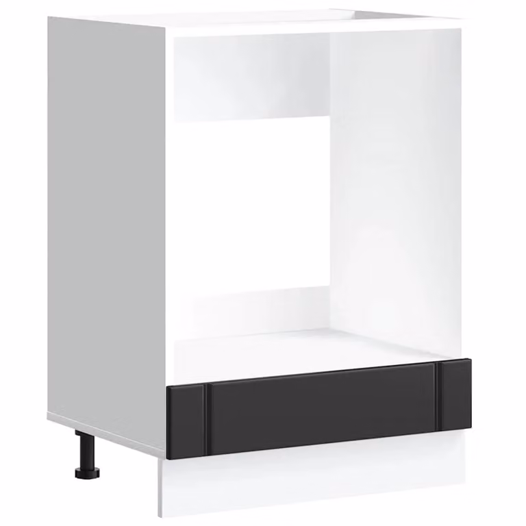 Berkfield Home Lucca Black Freestanding Oven Cabinet Appliance Housing Unit