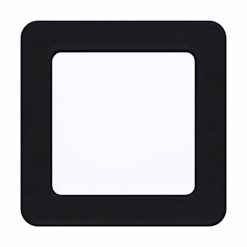 Loops Black Square LED Wall and Ceiling Flush Downlight 5.5W