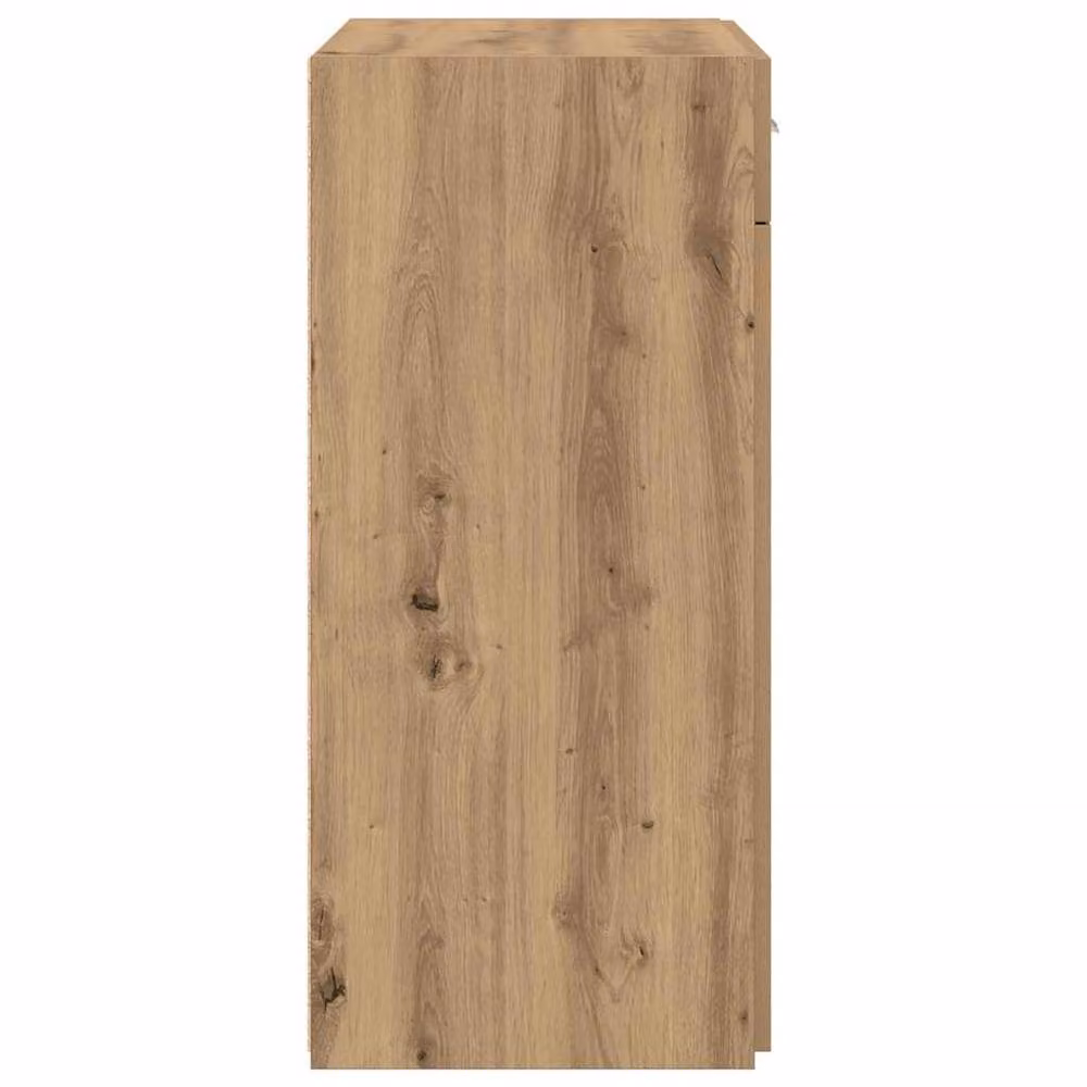 Berkfield Home Artisan Oak Storage Cabinet in Brown, W/D/H: 80 x 42.5 x 93.5 cm – 2