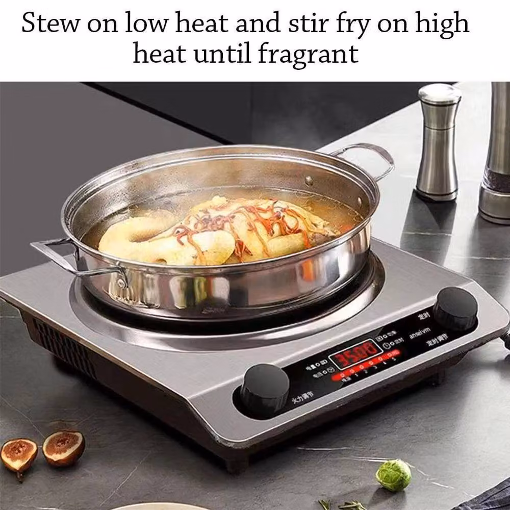 SPETLEK 5000W Commercial Electric Induction Stove in Silver – 3