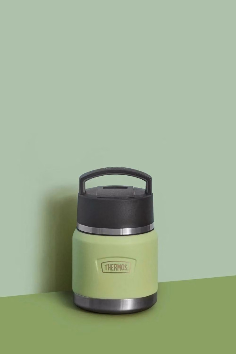 Thermos Icon Series Stainless Steel Food Flask with Handle, 355ml, Green – 2