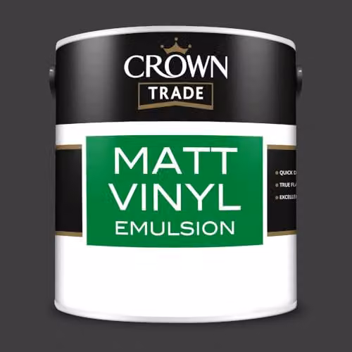 Crown Trade Rebel Matt Vinyl Dispersion Paint, Multicolour, 2.5 l – 2