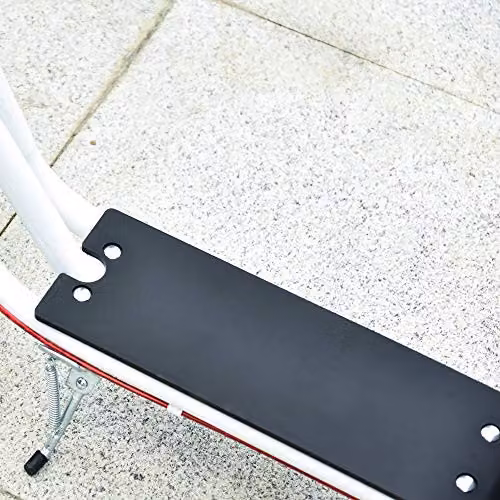 HOMCOM Adjustable Height Kick Scooter for Kids with Rubber Tyres and Brake, White – 4