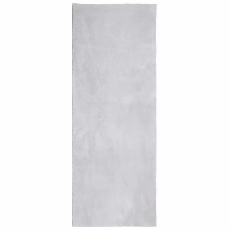 Berkfield Home HUARTE Grey Short Pile Washable Polyester Rug W: 80 cm, L: 200 cm