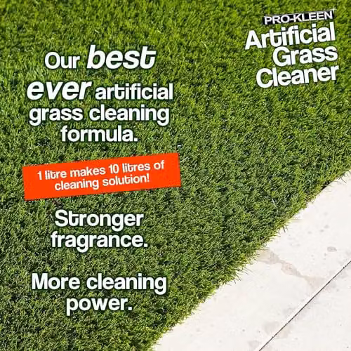 Pro-Kleen 4-in-1 Artificial Grass Cleaner and Pet Friendly Disinfectant with Deodoriser, Cherry Fragrance, 3 x 1 l – 4