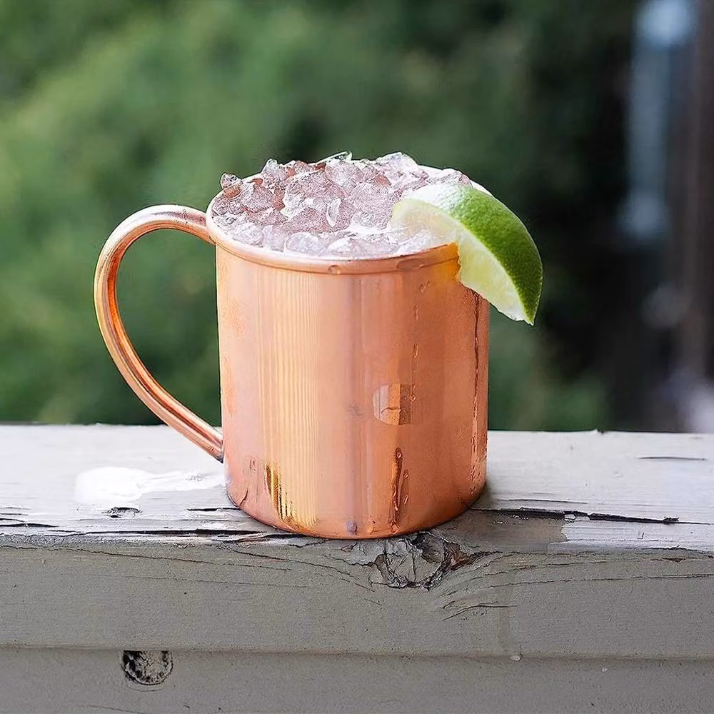 PAWNORA Pure Copper Mug, 450ml, Bronze – 4