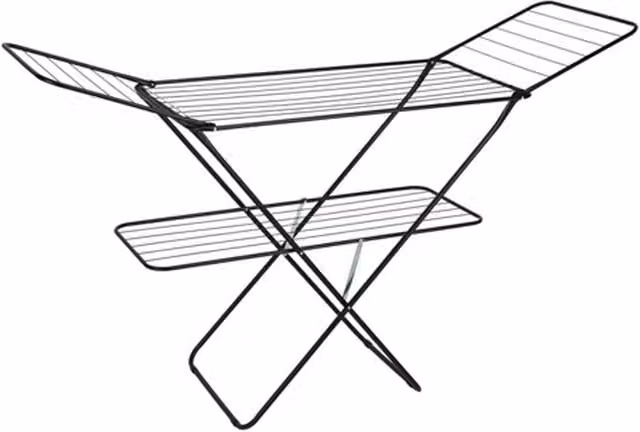 Royalford Large Foldable Clothes Airer in Black