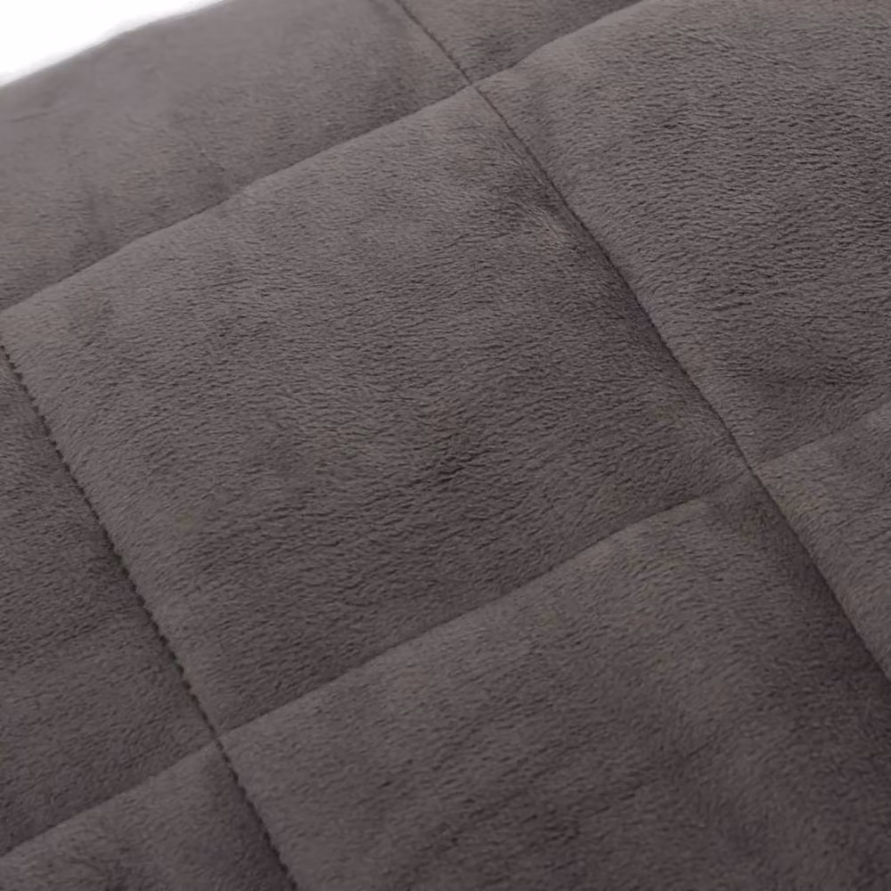 Berkfield Home Grey Weighted Blanket, 10 kg, W/D/H: 140 x 200 cm – 3