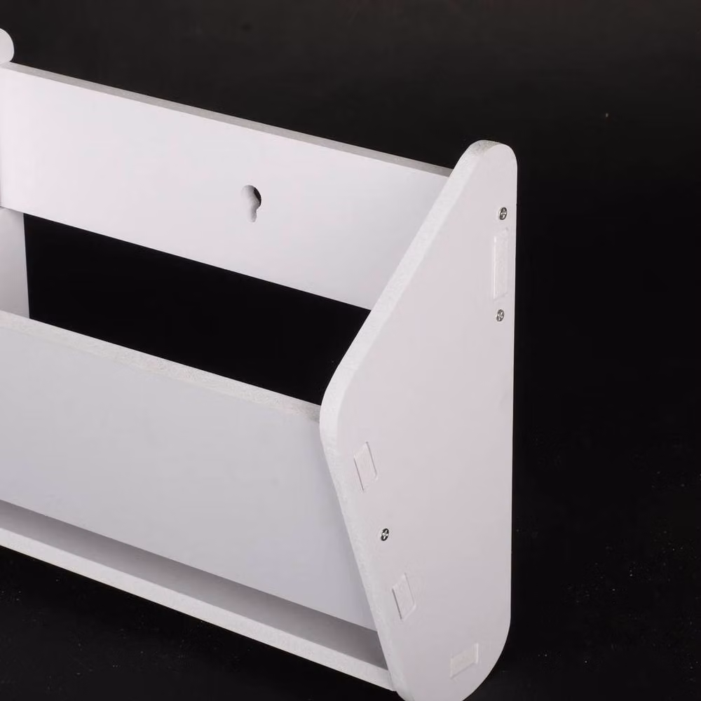 FLAVORA White Wall Mounted Shoe Rack for Hallway Storage, W: 80 cm – 4