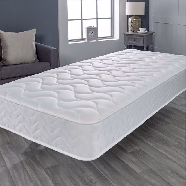 Starlight Beds Soft Memory Foam Hybrid Sprung Mattress in White