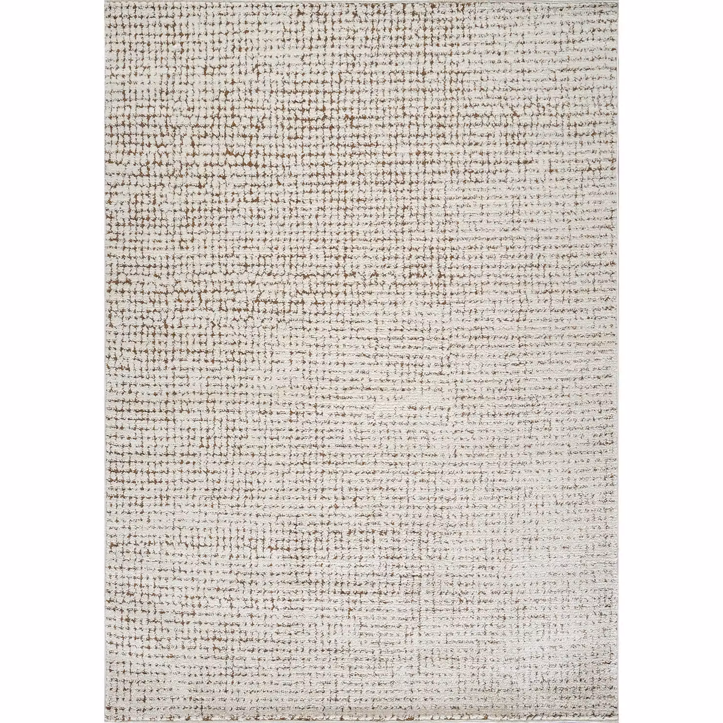 Livabliss Freud Modern High Pile Rug in Ivory, Black and Brown, W: 120 cm, L: 170 cm – 2