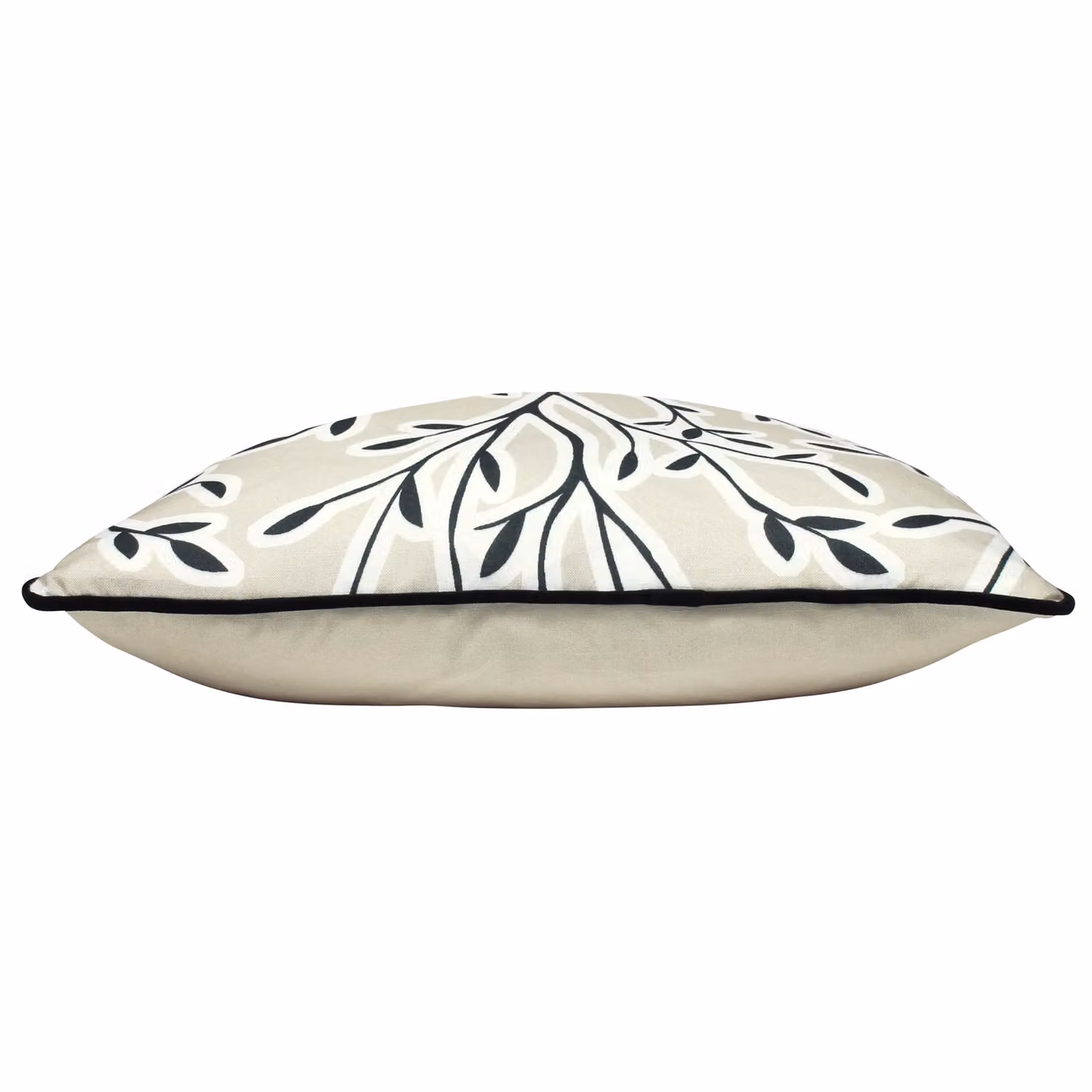 Furn Annika Floral Square Cushion in Beige, W/D/H: 50 x 50 x 50 cm – 3