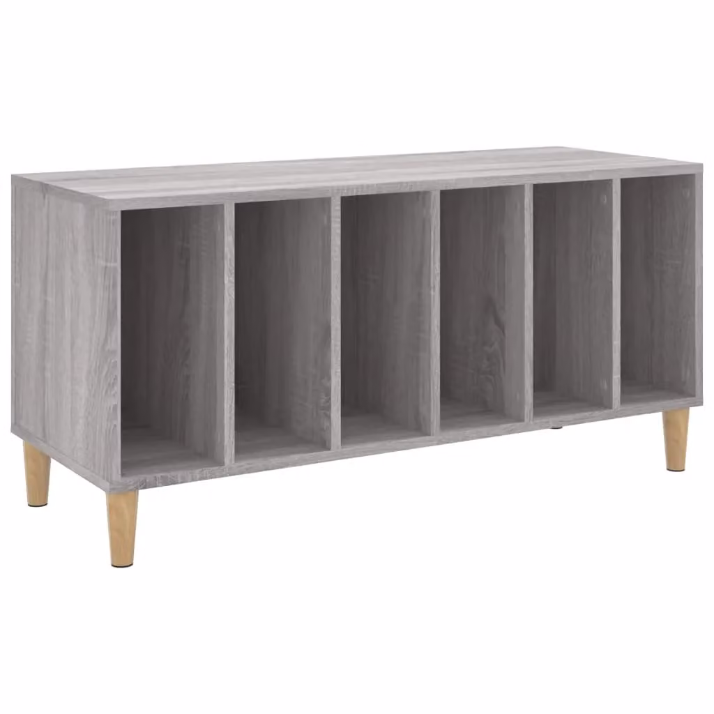 Berkfield Home Classic Record Cabinet in Grey Sonoma, W/D/H: 100 x 38 x 48 cm – 2