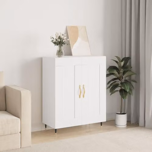 vidaXL Classic Sideboard in White, W/D/H: 69.5 x 34 x 90 cm – 2