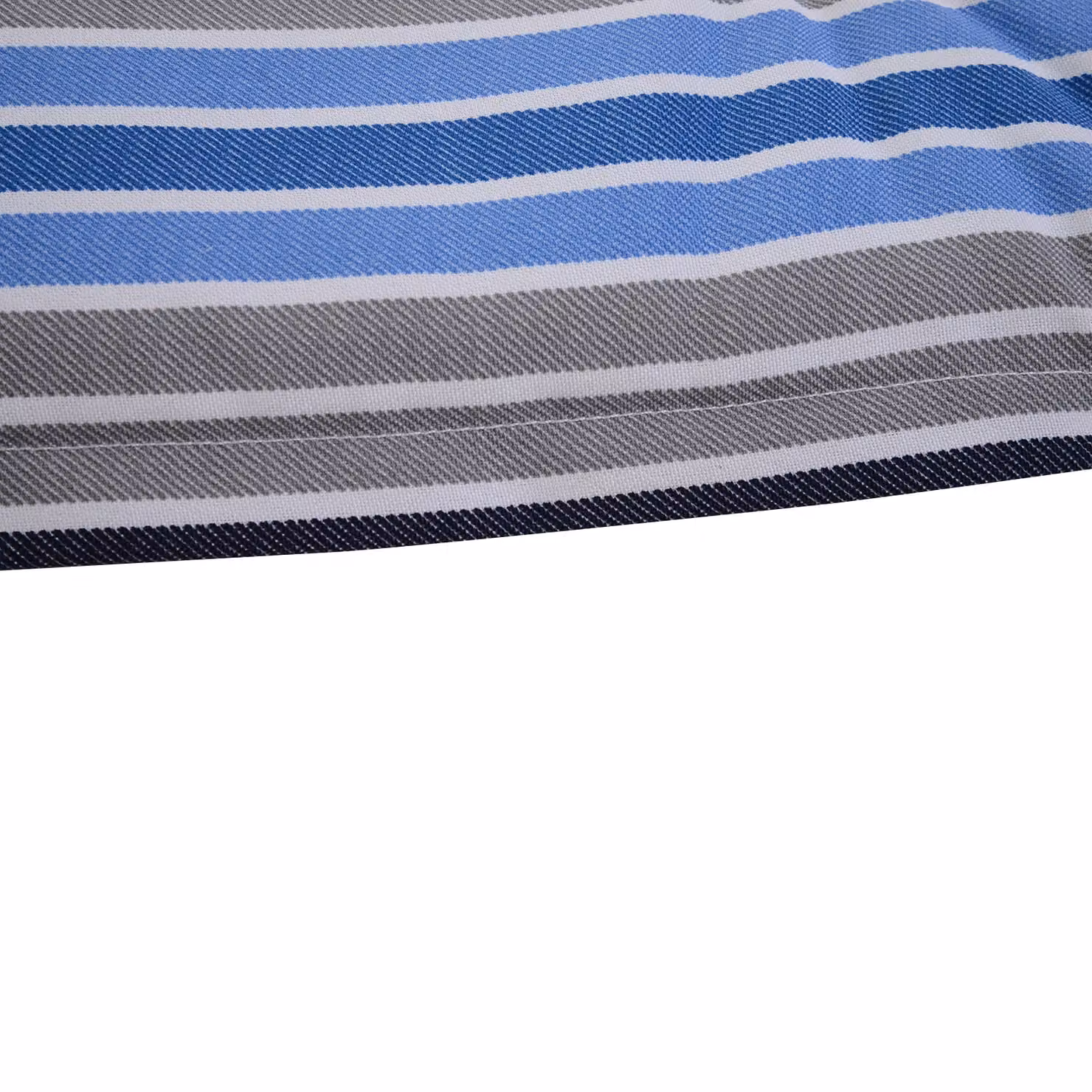 Outsunny Blue Maritime Striped Replacement Cushion for 2-3 Seater Outdoor Bench Swing Chair, W: 120 cm, D: 50 cm, H: 5 cm – 6