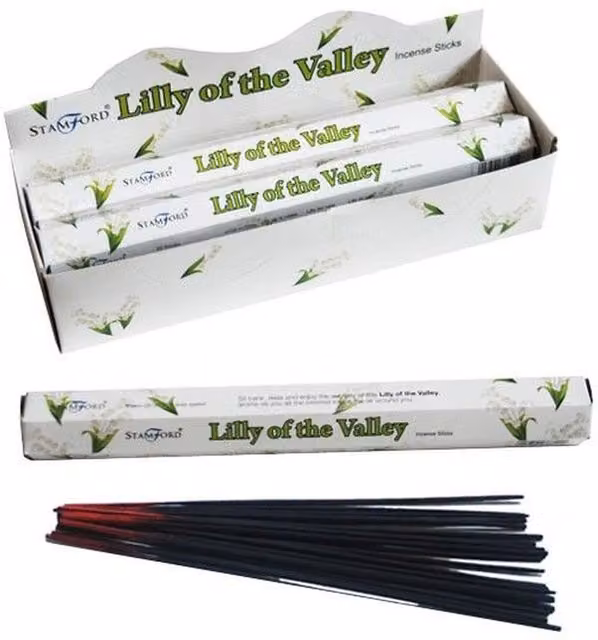 Stamford Lily of the Valley Premium Floral Incense Sticks, White