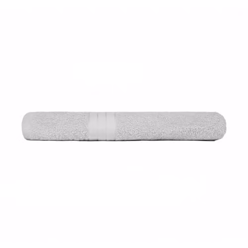 OHS Luxury 100% Cotton Terry Bath Sheet in Silver, W/D/H: 150 x 90 cm – 1