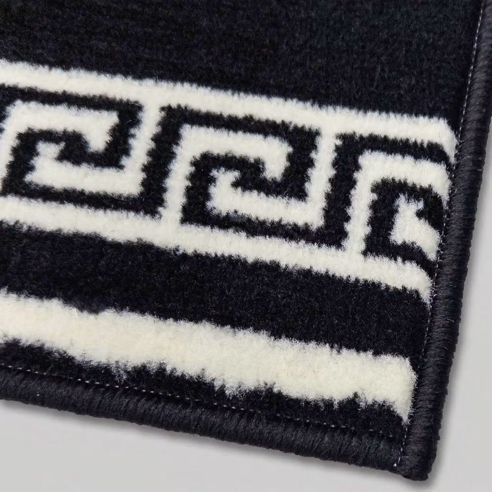 runrug Soft and Luxurious Hallway Runner Rug in Black, W/D/H: 70 x 210 x 0.9 cm – 8