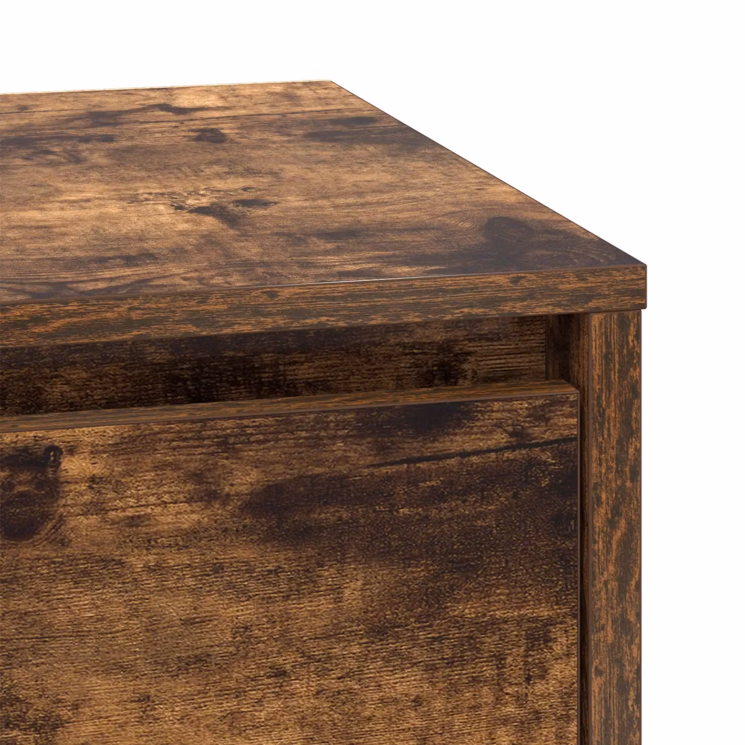 Berkfield Home Set of 2 Bedside Cabinets in Smoked Oak with Integrated LED Lights and Soft-Close Drawers, W/D/H: 39 x 34.5 x 50 cm – 7