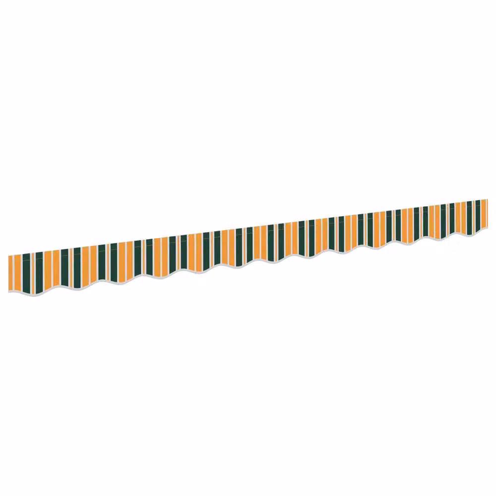 Berkfield Home Awning Valance for 3 m Frame, Green and Yellow, W: 280 cm, H: 20 cm – 2