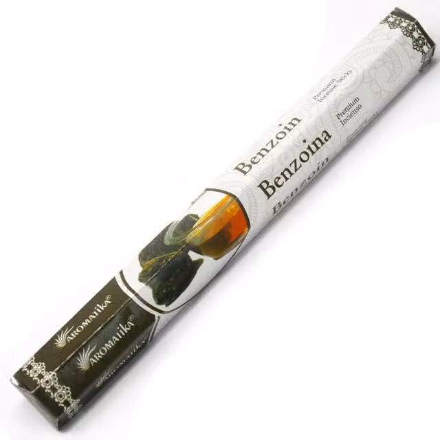 KDMD Aromatika Premium Natural Benzoin Incense Sticks in Green