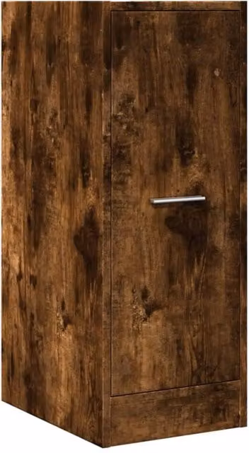Berkfield Home Elegant Apothecary Cabinet in Smoked Oak Brown, W/D/H: 30 x 41 x 77.5 cm – 1