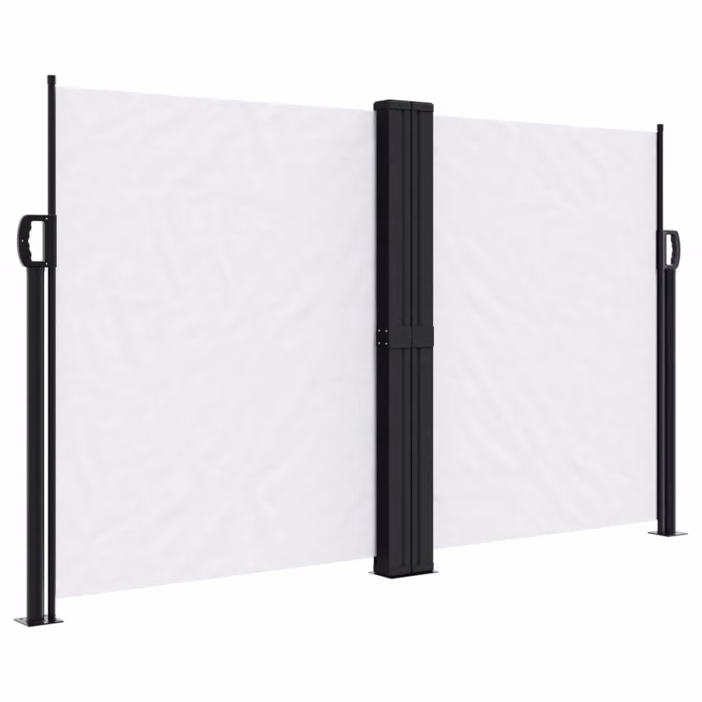 Berkfield Home Retractable Side Awning in White – 2