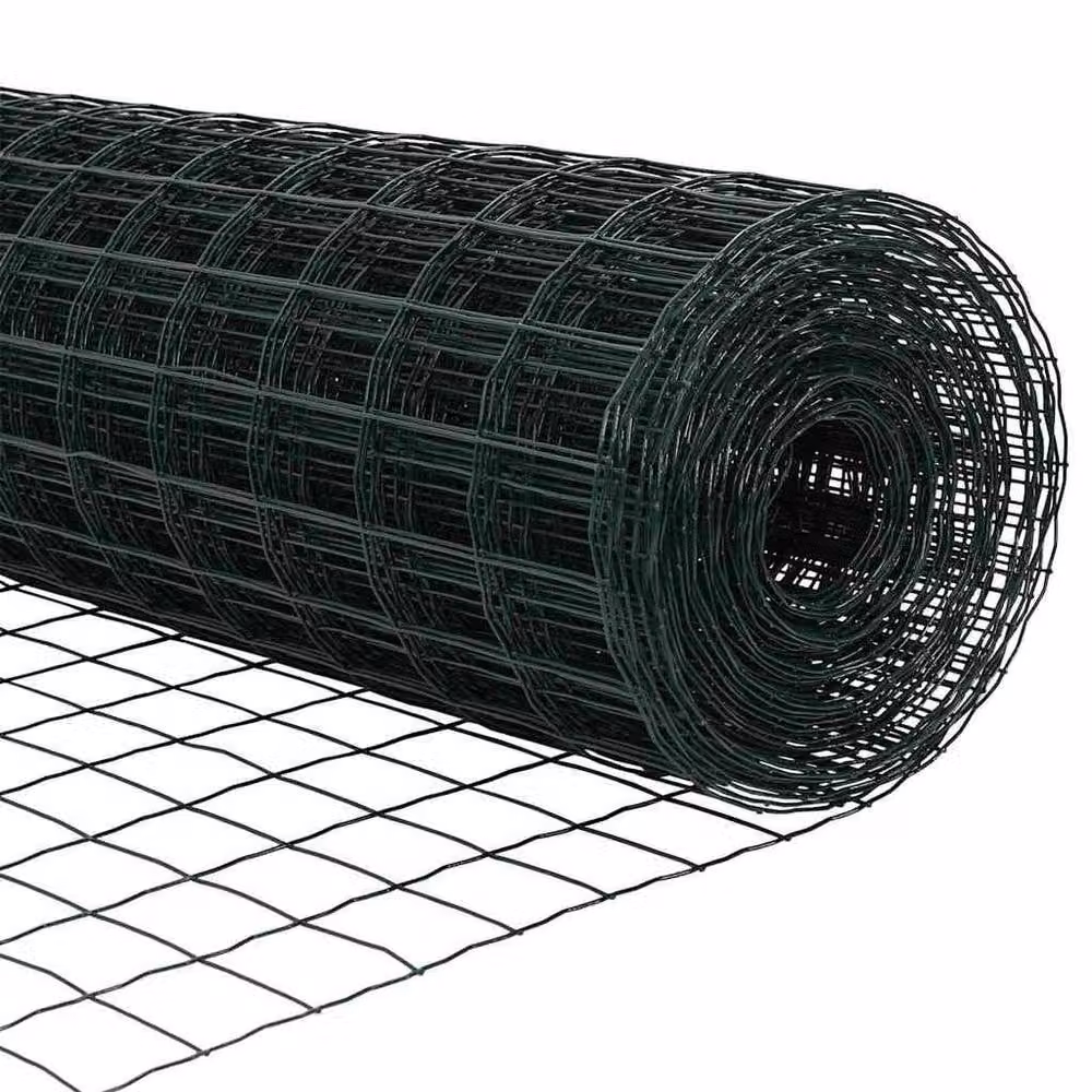 Berkfield Home Green Euro Fence with 13 Posts, Galvanised Steel, 0.6 x 25 m – 7