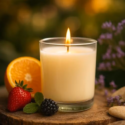 Nicola Spring Summer Berries Soy Wax Scented Candle, 160g, Fruity Fragrance in a Transparent Glass Jar – 2