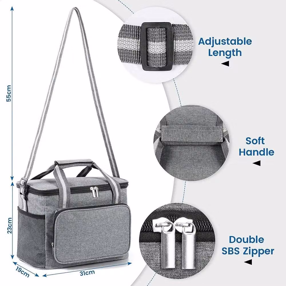 SPETLEK 15L Large Cooling Cooler Bag in Grey – 4