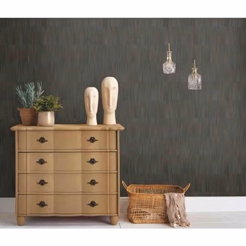Erismann Martinique Collection Non-Woven Abstract Patterned Wallpaper, Brown, W: 0.53 m x L: 10.05 m – 2