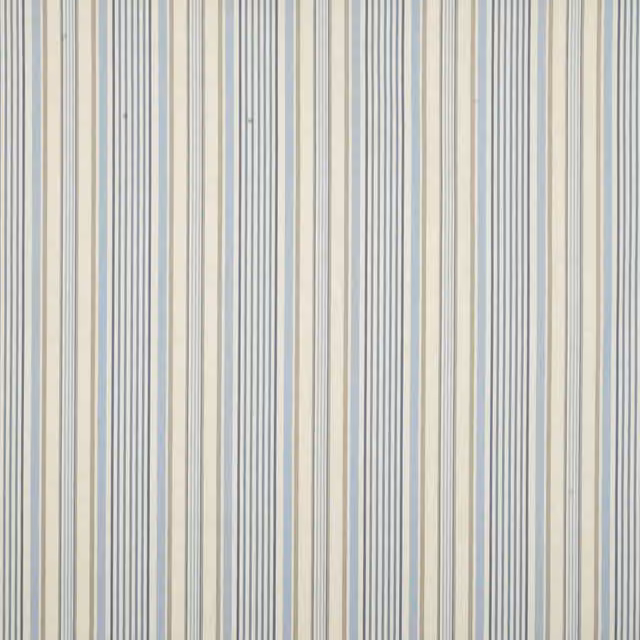 Clarke & Clarke Belle Blue Striped Cotton Fabric Panel