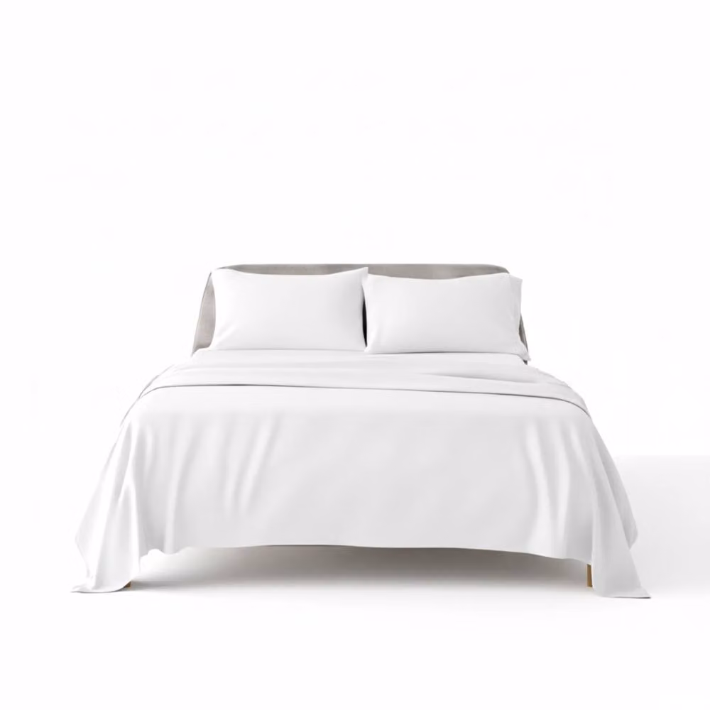 Snug City White Flannelette Cotton Duvet Cover and Pillowcase Set, Single – 2