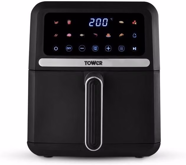 Tower Vortx 5L Digital Air Fryer with Colour Display in Black – 1