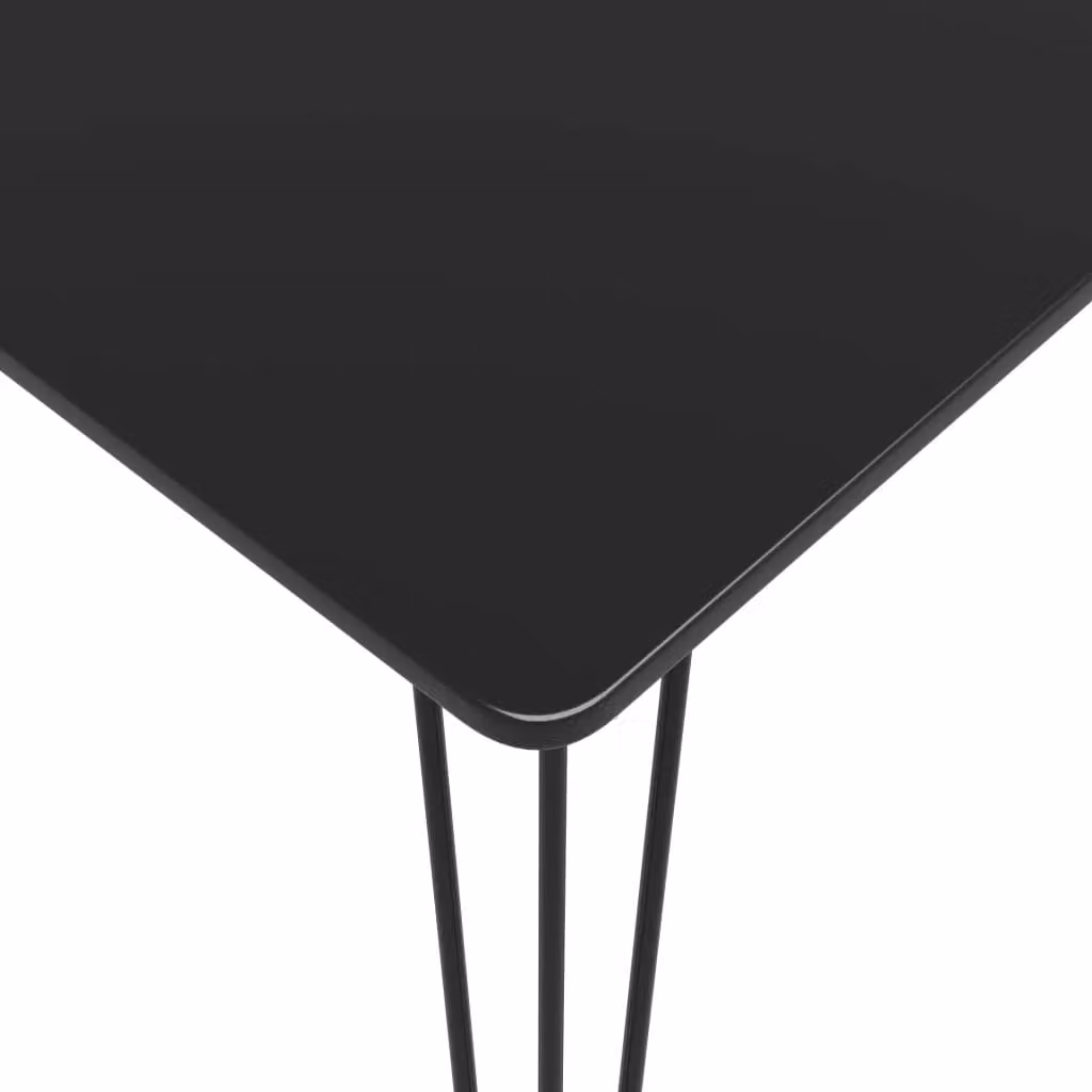 Berkfield Home Modern Black Bar Table W/D/H: 120 x 60 x 105 cm – 2