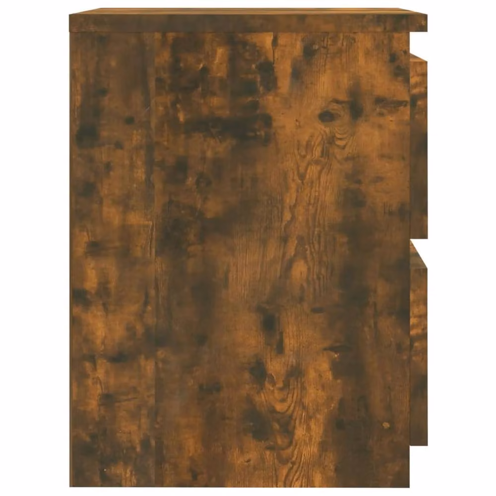 Berkfield Home Elegant Bedside Cabinet in Smoked Oak Brown, W/D/H: 30 x 30 x 40 cm – 3