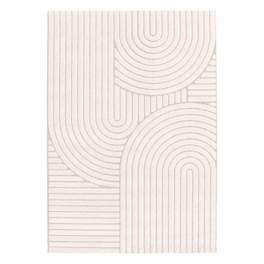 sweeek Interior rug with arches in beige and cream, W: 120 cm, L: 170 cm – 2