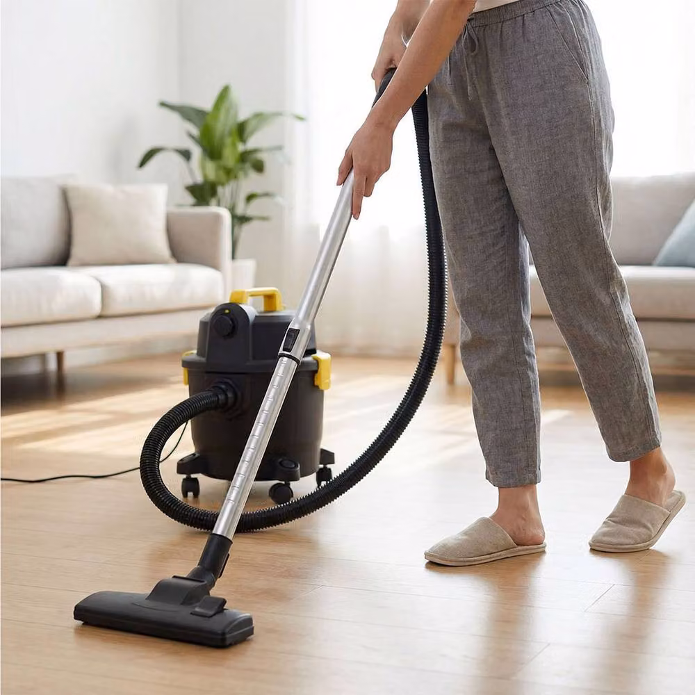 Spector Wet and Dry Cylinder Vacuum Cleaner, 1000W, 15L, Black – 3