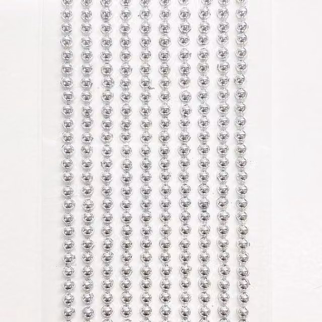 Syntego Metallic Silver Pearls, Pack of 1000