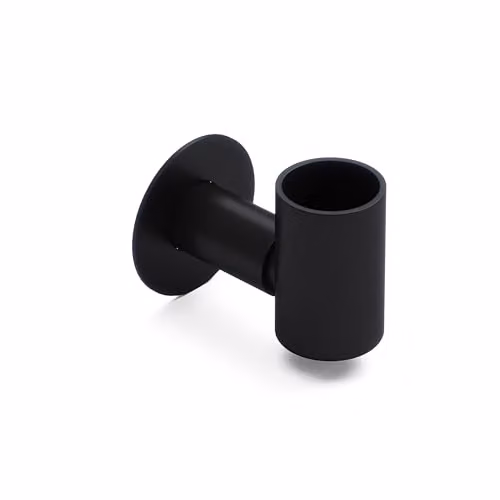 Terma Accessory Cable Masking Cover for Sim, Sis and Short 84mm Pipe Elements in Matt Black