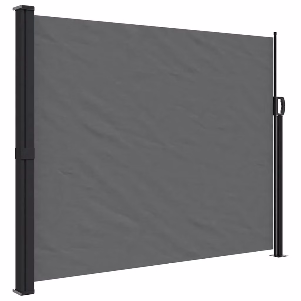 Berkfield Home Retractable Side Awning in Anthracite, W/H: 500 x 160 cm – 2