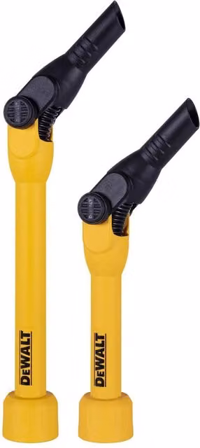 DeWalt DXVA00-1200E Pivoting Extension Wands in Yellow and Multicolour – 1
