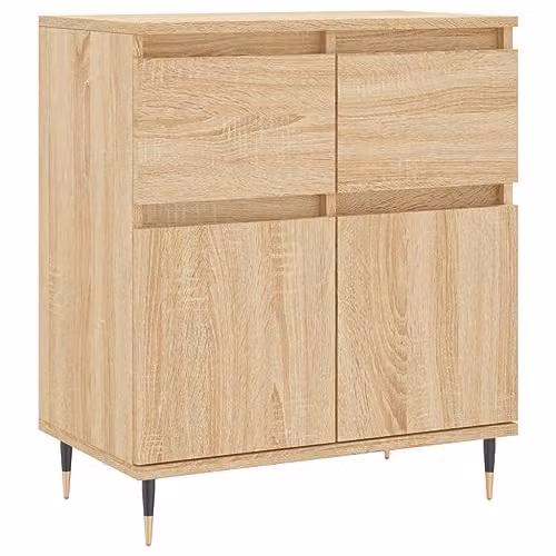 vidaXL Modern Sideboard in Brown, W/D/H: 60 x 35 x 70 cm