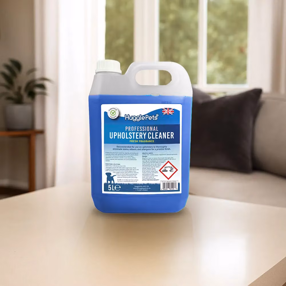 HugglePets Domestic Upholstery Cleaner, 5L, Blue – 5